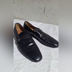 Gucci Men's Black Leather Loafers (USA 13.5 Standard)(UK 12.5 ) Authentic Italy